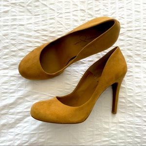 Jessica Simpson Callie Pumps/Heels/Stilettos in faux tobacco brown suede - BNWT